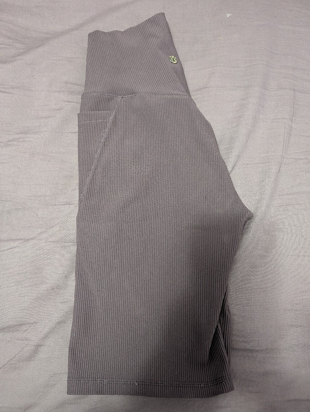BuffBunny Ribbed Leggings in Purple
